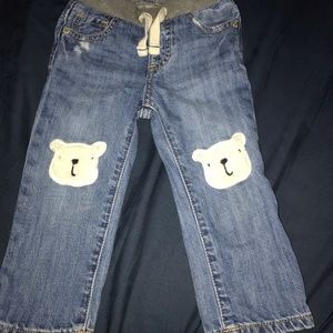Baby gap bear knee jeans 18-24mos